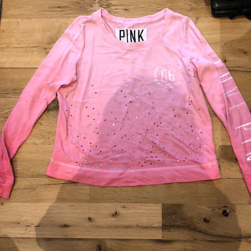 PINK XS sparkling pink long sleeve